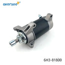 6H3-81800 Start Motor For Yamaha Parsun Hidea Outboard Motor 60HP 70HP 2 Stroke 6H3-81800-10 6H3-81800-00 6K5-81800 6K5-81800-00