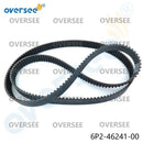 Timing Belt 6P2-46241-00 For Yamaha Outboard F200 225 250 HP 4-Stroke Engine 6P2-46241-02-00 Sierra 18-15132