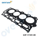 63P-11181-00-00 Junta de culata para motor fueraborda Yamaha de 4 tiempos 150HP F150 