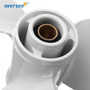 9-7/8*12 AL Propeller 664-45954-00-EL Size 9 7/8x12 For Yamaha Outboard Motor 25HP 30hp 61N 69P Parsun Hidea Powertec Seapro HDX