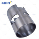 6E5-10935 ID 90mm Left Cylinder Liner Sleeve For Yamaha Outboard Motor Parts 2T 115HP Outboard V4 6E5-10935-00-L