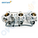 6K5-14301-01, 6K5-14301-02, 6K5-14301-03 Carburetor Kit For Yamaha 60HP E60M T60 Outboard Engine Parsun T60 Boat Motor