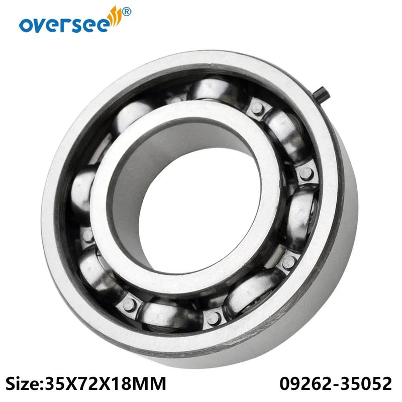 Ball Bearing 09262-35052 For SUZUKI Outboard 2 Stroke DT40-65HP Marine Crankshaft Parts 35x72x18