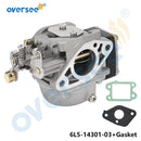 6L5-14301-03 Carburetor Assy For YAMAHA 3HP 2 Stroke Outboard Engine Boat Motor aftermarket parts 6L5