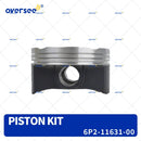 6P2-11631-10-93 Piston & Ring STD For Yamaha Outboard F LF200 250 HP 4-Stroke Engine