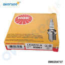 8M0204737 Spark Plug LKAR7C-9 for Mercury 400HP 400HP 5.7L V10 Outboard Engine (Original)