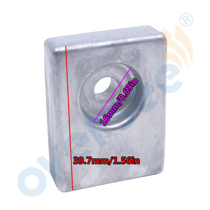 Para Suzuki 90-140 Kit de ánodo de aluminio Reemplazar 55321-87J00, 55321-90J01, 55320-94900