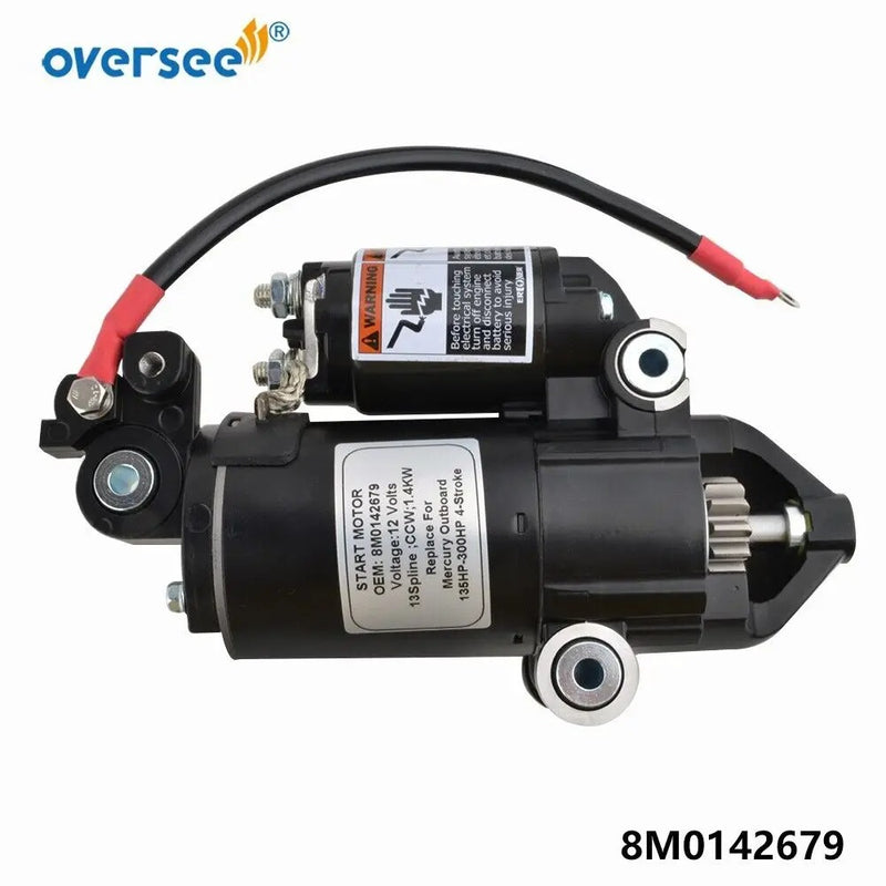 Supervisar el motor de arranque marino 8M0142679 para motor fueraborda Mercury V6 V8 175-200-250-300HP