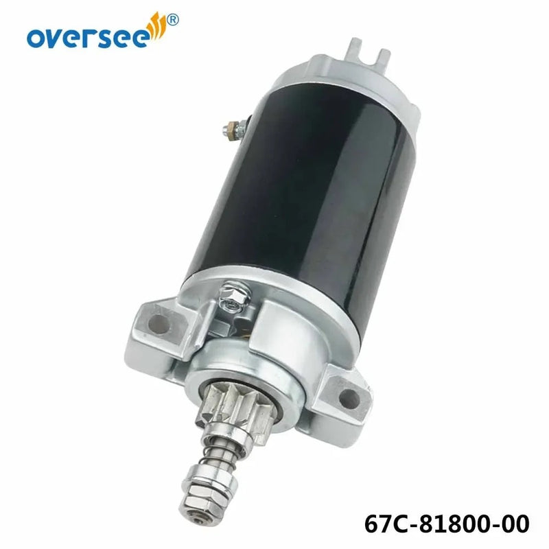 Motor de arranque 67C-81800 para Motor fueraborda YAMAHA/MERCURY F40 50-854636, 50-854636T, 50-859170T