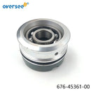 Supervisar Marina 676-45361; 676-45361-00-94 Reemplazo de tapa de carcasa inferior para motor fueraborda Yamaha 40HP de 2 tiempos