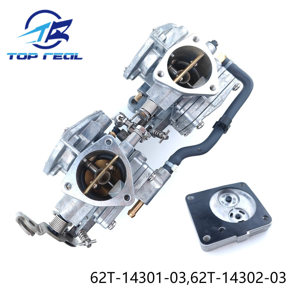 62T-14301 + 62T-14302 Carburetor Assembly for Yamaha Waverunner XL700 Outboard Engine