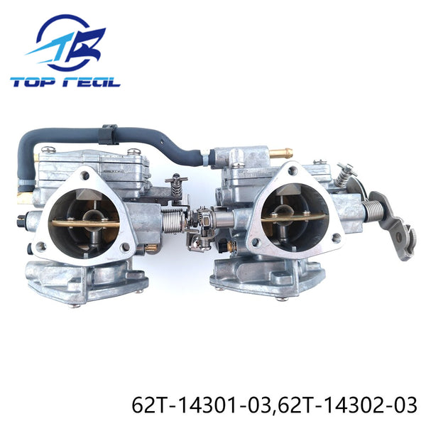 Topreal 62T-14301 + 62T-14302 Conjunto de carburador para motor fueraborda Yamaha Waverunner XL700