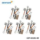 63P-82181 Carbon Brush Set For Yamaha Outboard Motor 2T & 4T 115HP 150HP Trim Tilt Motor Included 62X-4386K; Brush 63P-43892-10