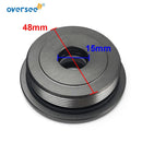 65W-43821 End Cap with Seals 4 Holes 40HP 60HP For Yamaha Outboard Motor Tilt Trim 2T 4T F25; 40HP ;60HP ;65W-43821-11