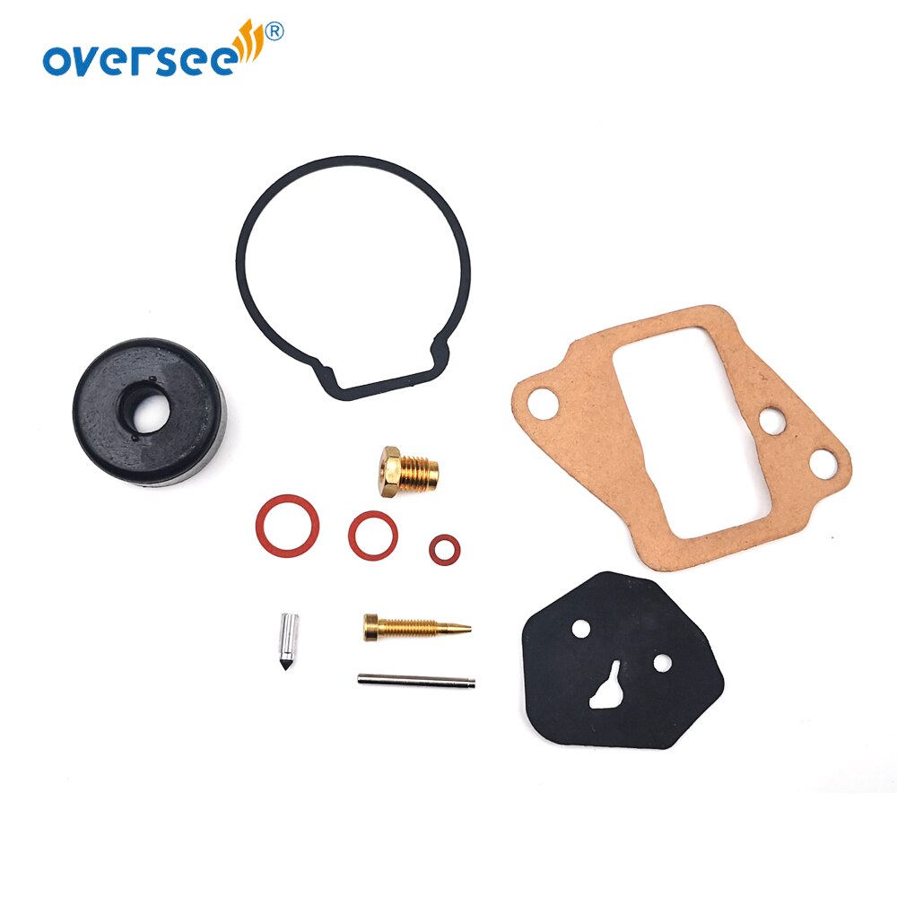 New Carburetor Repair Kit for Yamaha 9.9HP 15HP 677-W0093-00 Outboard Engine 677-W0093-04, 6E7-W0093