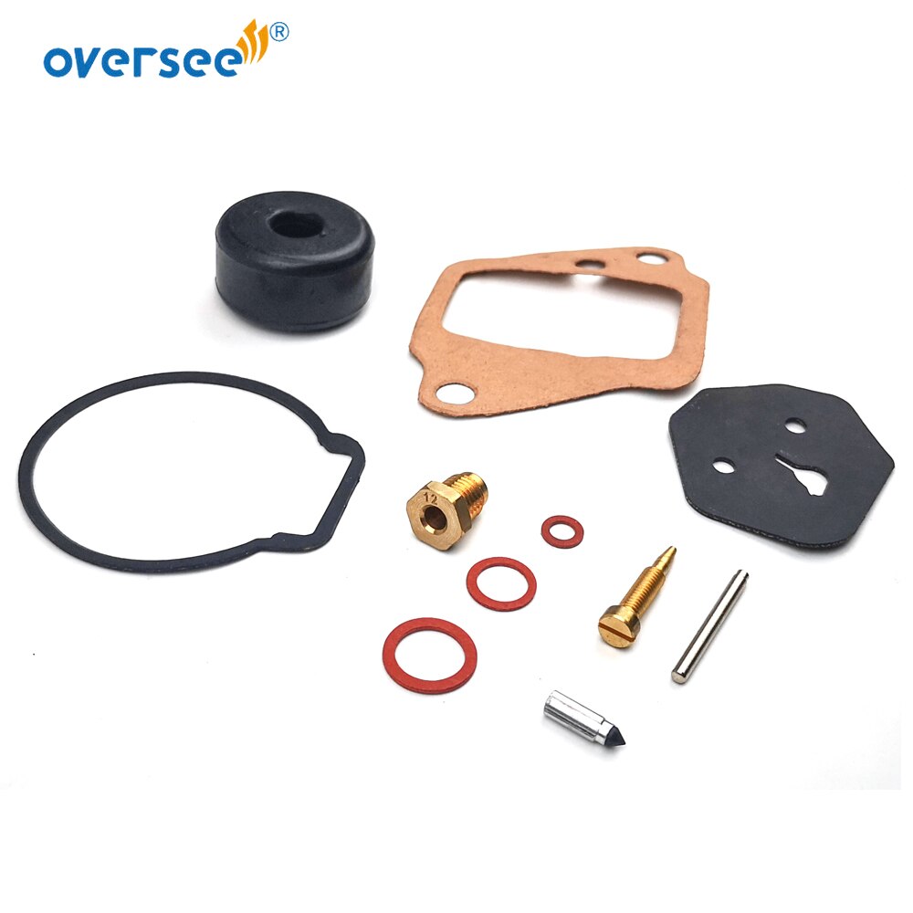 New Carburetor Repair Kit for Yamaha 9.9HP 15HP 677-W0093-00 Outboard Engine 677-W0093-04, 6E7-W0093