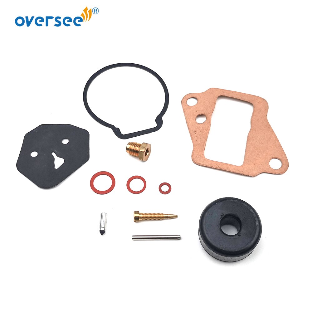 New Carburetor Repair Kit for Yamaha 9.9HP 15HP 677-W0093-00 Outboard Engine 677-W0093-04, 6E7-W0093