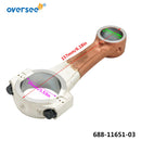 688-11651-00 Connecting Con Rod Assy for Yamaha 48 75HP 85HP 90HP C 55 48 Outboard Engine Boat Motor aftermarket 688-11651