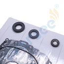 Supervisar Marina 695-W0001; 695-W0001-03; 695-W0001-00 Reemplazo del kit de juntas de cabezal de potencia para motor fueraborda Yamaha 25HP de 2 tiempos 