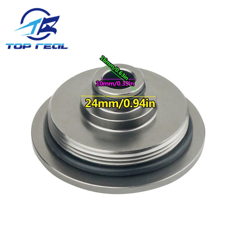 Topreal 69D-43821 Screw Cap Assy For Yamaha Outboard Motor Manual Trim Tilt Assy 4 Holes 69D-43170-10-4D Small Handle Side