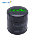69J-13440 Oil Filter For Honda KAWASAKI YAMAHA Outboard Motor F150 F200 F225 F250; 69J-13440-04;69J-13440-00