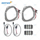 8M0079499 Mercury Verado Dual Console Binnacle Kit w/ DTS Rigging Kit