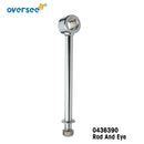 Topreal 0436390 varilla de montaje inclinable y ojo con tornillo para fueraborda Johnson Evinrude OMC 90HP-225HP 0390006 Cap 1991 y más