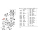 6E5-43810 Cap Assy For Yamaha Outboard Motor Old Series 6E5 115HP 175HP 200HP Tilt Trim Assy 6E5-43810-01