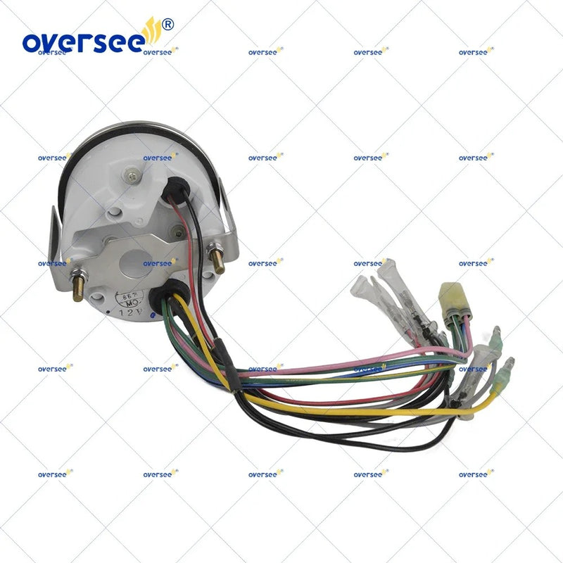 OEM White Multifunction Tachometer 34200-93J14 for Suzuki Outboard DF115 DF140 Engine Gauge