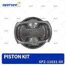 6P2-11631-10-93 Piston & Ring STD For Yamaha Outboard F LF200 250 HP 4-Stroke Engine