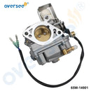 65W-14901 Carburetor Assy with 65W-W0093 Repair Kit For Yamaha Outboard Engine 4 Stroke 20HP 25HP 65W-14901-10 F20A F25A