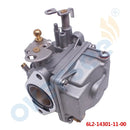Oversee Marine 6L2-14301 Reemplazo de carburador para motor fueraborda Yamaha 2T 2 cilindros 20HP 25hp 25MLHU 6L2-14302-00 6L2-14301-00