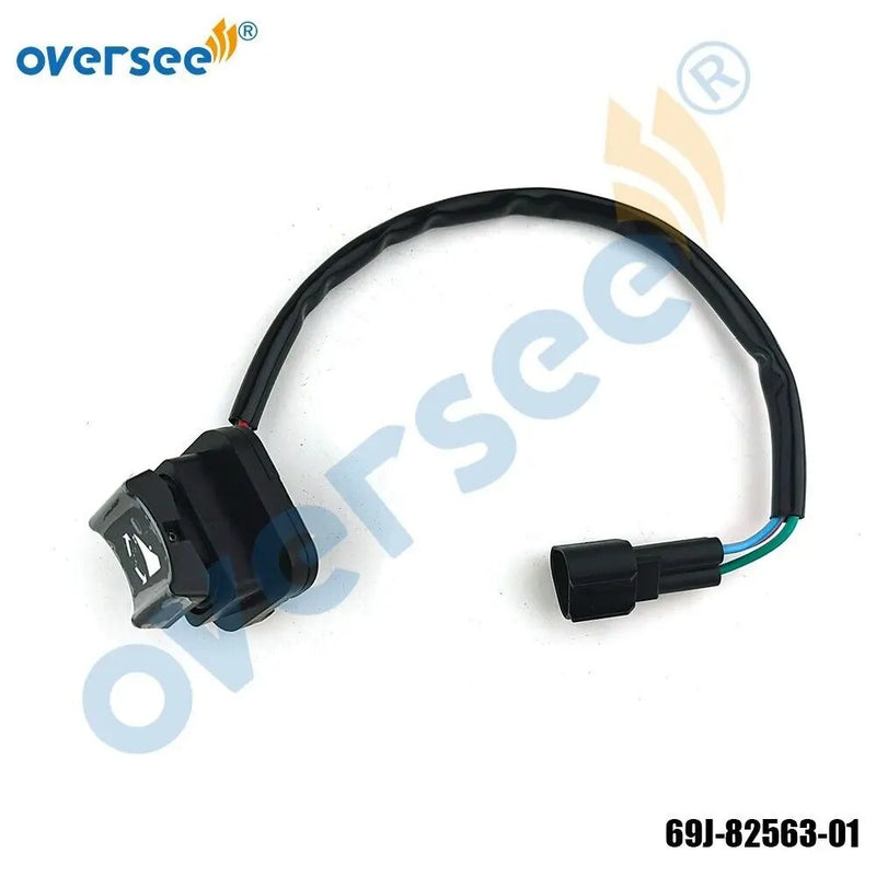 Oversee Marine 69J-82563-01 interruptor de ajuste e inclinación para motor fueraborda Yamaha 60-70-150HP de 4 tiempos 69J-82563
