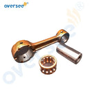 Oversee Marine 6L2-11651-00 Kit de biela de repuesto para motor fueraborda Yamaha 20HP 25HP de 2 tiempos