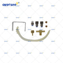 OEM 79-895287A02 Temperature Gauge for Mercury Marine Analog Gauge - Black 60 - 200 Deg F 895287A02