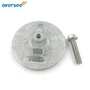 6CE-45373-00 Flat Trim Tab Zinc Anode For Yamaha 4T F200HP-F300HP Outboard Engine