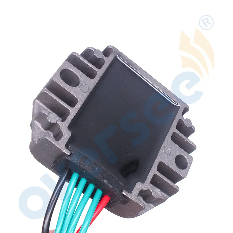 Oversee Marine 64J-81960 Reemplazo del regulador rectificador para motor fueraborda Yamaha 40HP 50HP 60HP de 4 tiempos