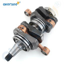 Conjunto de cigüeñal 6F5-11400 para motor fueraborda Yamaha 40HP de 2 tiempos 6F5-11400-00 