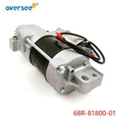 63P-81800 Starter Motor For Yamaha Outboard 150-250HP 4-Stroke Engine 6BR-81800-01 Starting Motor Assy