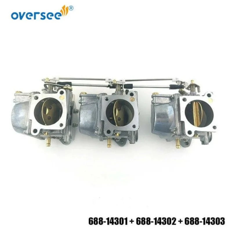 Supervisar Marine Up 688-14301; Medio 688-14302; Abajo 688-14303; Reemplazo de carburador T85-05160200 para motor fueraborda Yamaha Parsun Makara 85HP 90HP de 2 tiempos