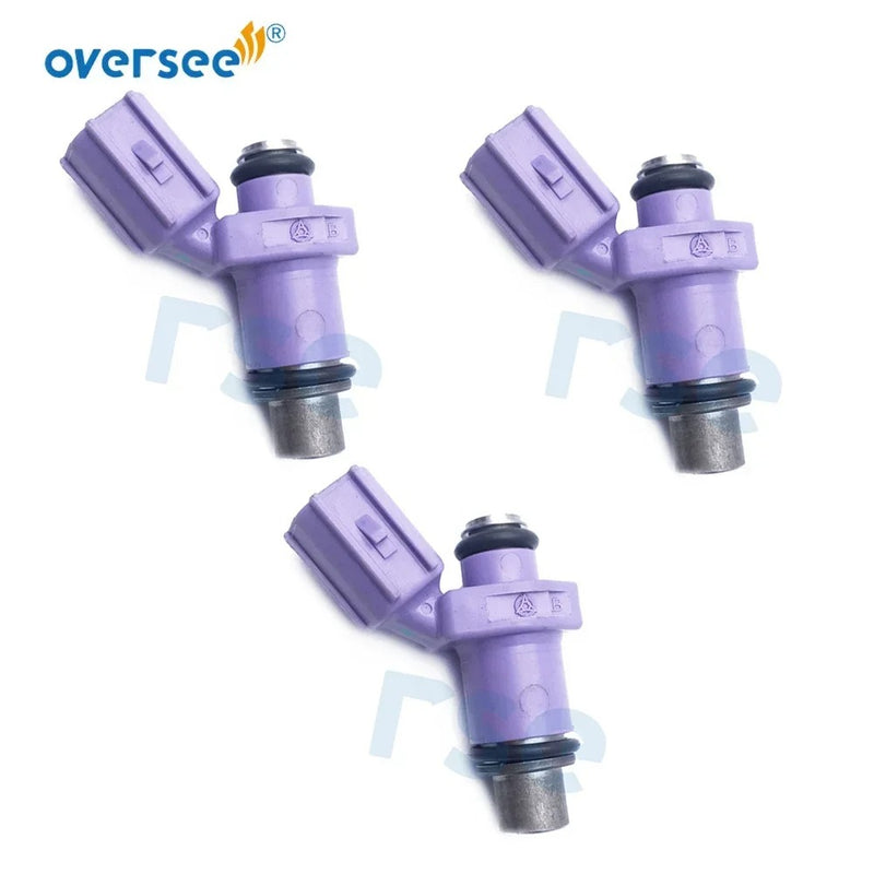 Oversee marine 6 uds 4 Uds inyector de combustible fueraborda 6P2-13761-10-00 200-250 Hp 4 tiempos '06-'18 para Yamaha 250hp