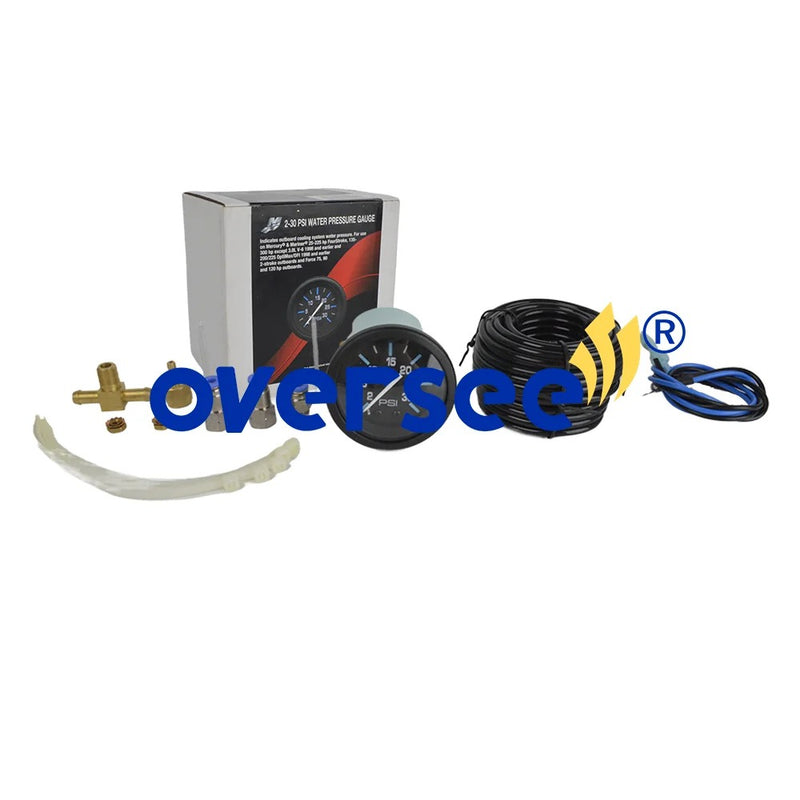 OEM 79-895287A02 Temperature Gauge for Mercury Marine Analog Gauge - Black 60 - 200 Deg F 895287A02