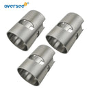 Oversee Marine 6G5-10935-00 Reemplazo de funda de revestimiento para motor fueraborda Yamaha de 90 mm de diámetro interior V6 200 HP de 2 tiempos