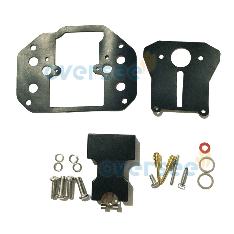 Oversee 6F5-W0093 6F6-W0093 Kit de reparación de carburador de motor fueraborda de 2 tiempos para Yamaha 40HP modo antiguo