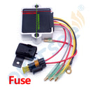 Rectificador regulador 8M0045112 para piezas de Motor fueraborda Mercury Mariner con fusible 8M0045112