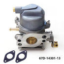 67D-14301-13 Carburetor With Gaskets 68D-E3646-A0 For YAMAHA 4HP 4 Stroke Outboard Motor 5HP 68D-14301-13 67D-14301