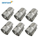 Oversee Marine 6G5-10935-00 Reemplazo de funda de revestimiento para motor fueraborda Yamaha de 90 mm de diámetro interior V6 200 HP de 2 tiempos