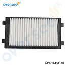 Air Filter 6EY-14451-00-00 Compatible with Yamaha EX/VX TR-1 Series Motorboat 6EY-14451