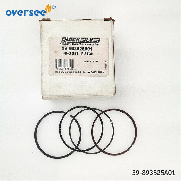 Oversee marine 893525A01 Piston Ring Set STD For Mecury Outboard Motor Mercruiser Quicksilver 30-60HP ;39-893525A01