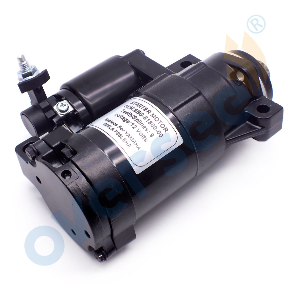 OVERSEE Starter Motor 6BG-81800 For Yamaha Outboard Motor 4 Stroke F25 T25 F40  6BG-81800-00